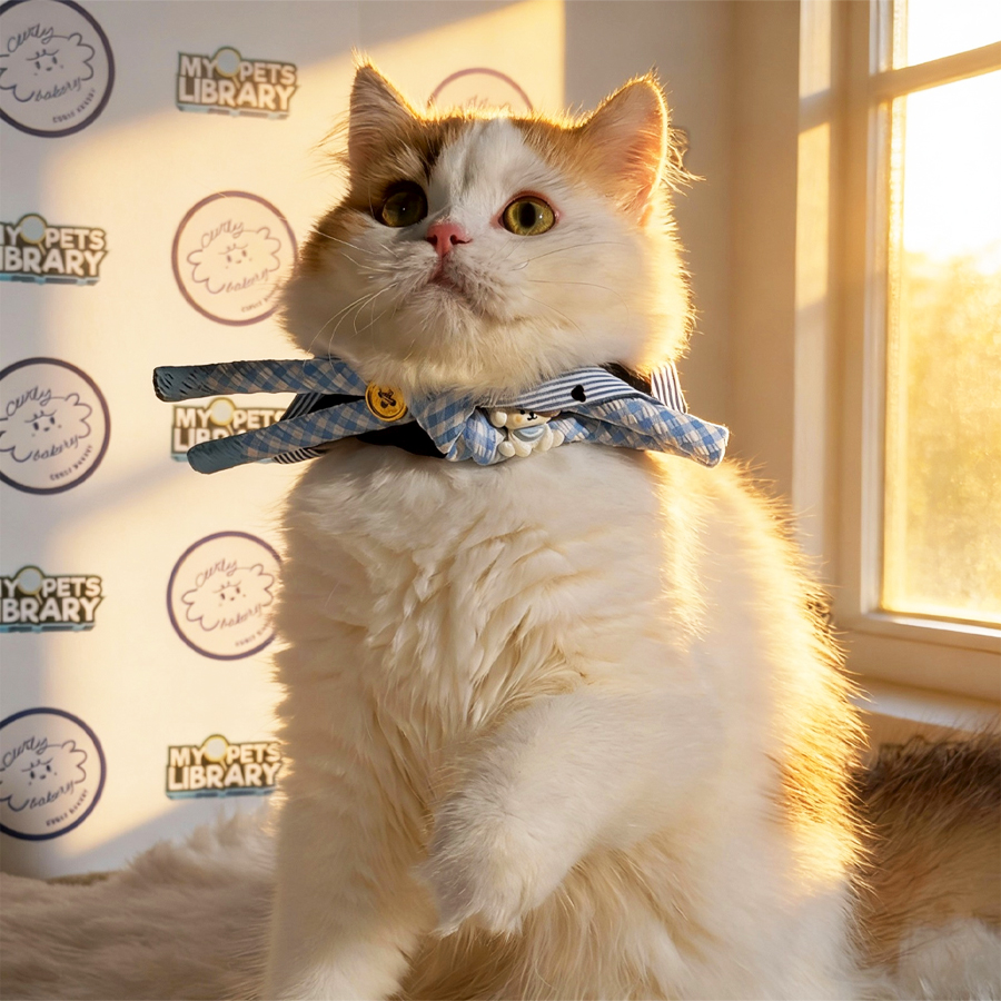 Longhair Selkirk Rex Straight Kitten